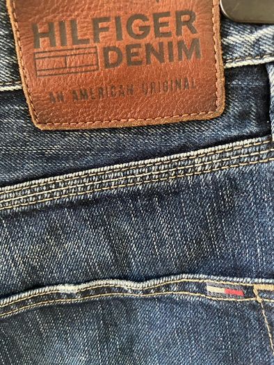 Hilfiger denim men's straight fit indigo blue 34 /34