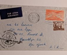 First Irish transatlantic flight cover
