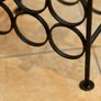 Wine Rack 16 bottle Black Steel Image 4
