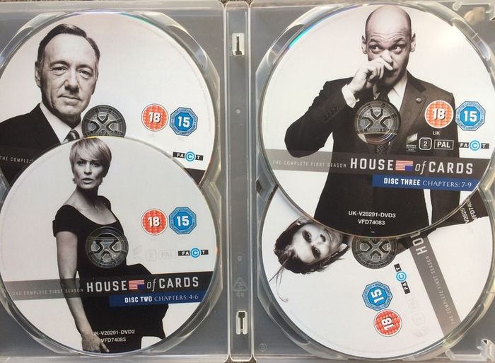 House Of Cards - Seasons 1-4 (US) [ DVD TV Boxsets ]