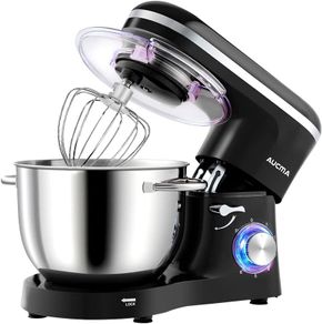 Aucma Stand Mixer,Electric Food Mixer with 6.2L Bowl for Home Baking, 1400W