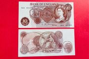 England  10/- Shillings  1967( Unc ) Pick 373c  ( Uncirculated)