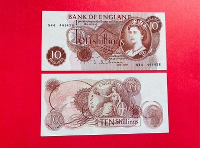 England  10/- Shillings  1967( Unc ) Pick 373c  ( Uncirculated)