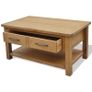 Coffee Table 88x53x45 cm Solid Oak Wood Image 4