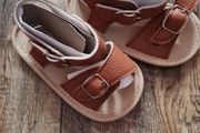 baby brown sandals