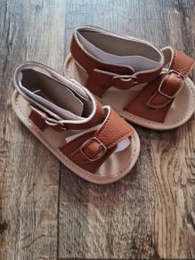 baby brown sandals