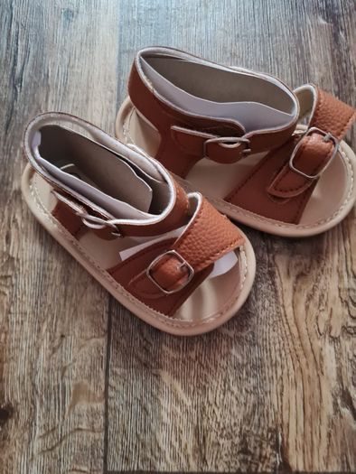 baby brown sandals