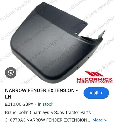 McCormick mudguard / fender extension