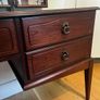 Vintage Mahogany Vanity with 3-Way Mirror Image 4
