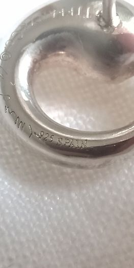 Tiffany & Co Elsa Peretti eternal circle sterling silver earrings