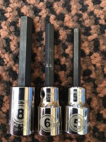 3/8" Drive Standart Lenght Hex Driver Socket. USA