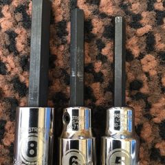 3/8" Drive Standart Lenght Hex Driver Socket. USA