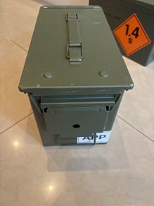 NATO Ammunition Box. Metal very good condition. Second box