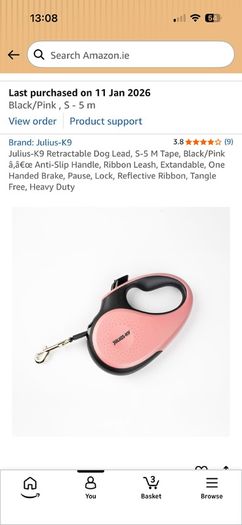 Retractable Dog lead.