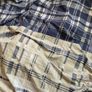 Check curtians and double duvet Image 2