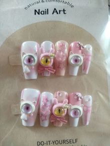 10pcs press on fake nails