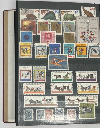 Collection: Poland Stamps mainly used however some mint noted along with some miniature sheets on 38 pages
