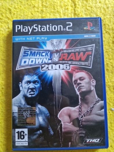 W Smack Down vs Raw 2006 PlayStation2 Ps2 games Original