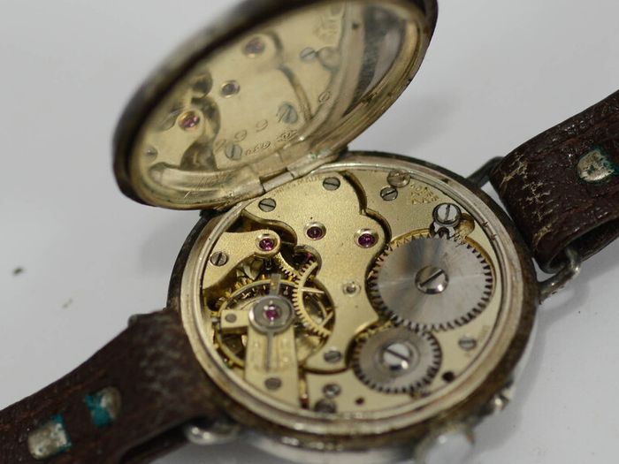 Vintage Silver Trench Wrist Watch