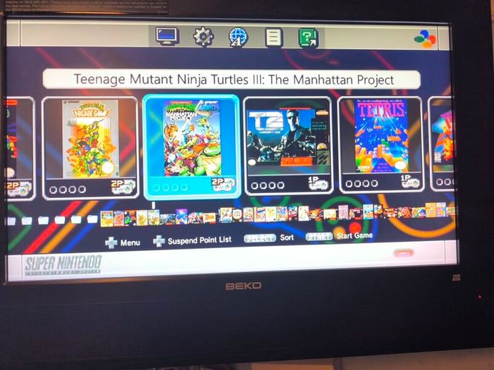 Nintendo SNES mini classic with 200 games