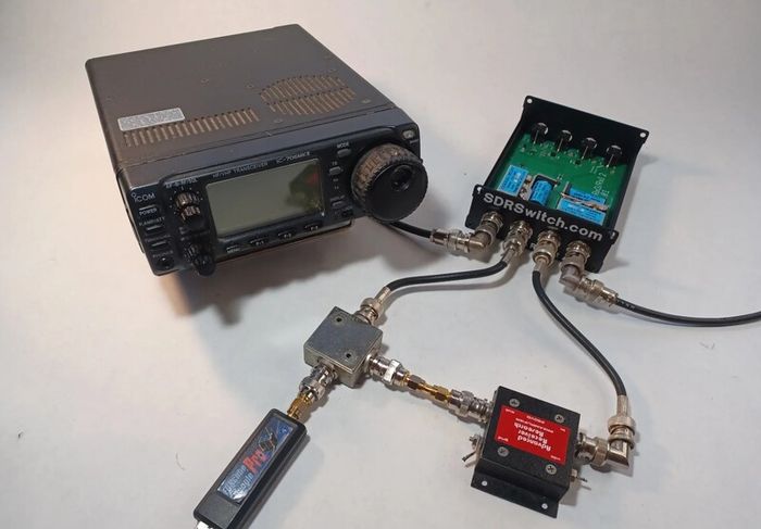 N2eme 0-450mhz 100w Rxin Rxout Sdr Switch.