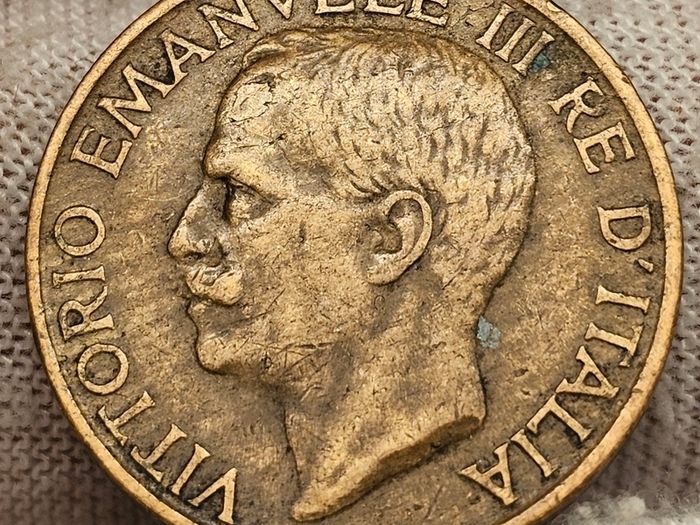 Italy 1922 10 Centimes Coin
