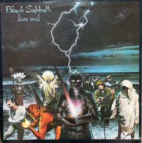Black Sabbath Rare 1983 Irish release of. Live Evil double gatefold vinyl record in vg+ condition