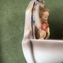 hummel goebel girl with bird holy water font Image 8