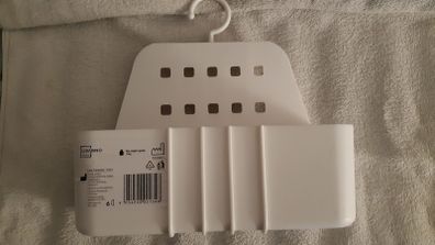 Livarno Hanging Shower Rack Shampoo Bottle Holder Bathroom Accessories White