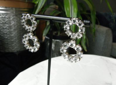Limited Edition Cullinan White Topaz 925 Sterling Silver Drop Earrings 13.92ct Certificate of Authenticity