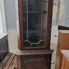 Vintage Corner Cabinet