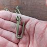 WW2 Brass Army Belt hooks Image 3