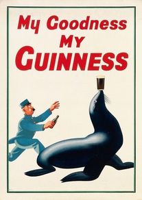 Guinness - My Goodness My Guinness - Rare Mini Print/Poster
