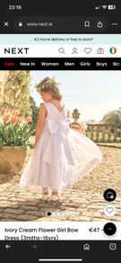 Ivory next dress