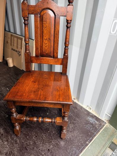 Antique table and 6 chairs