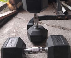 17.5kg dumbbells