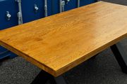 Solid Oak Dining Table 180cm, Ex Display Like New