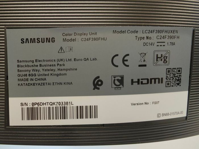 Samsung Monitor For Partsrepair For Sale in Ballymount, Dublin from jonza