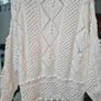 Vintage Golden Spiderweb Handknit Jumper, AV Image 2