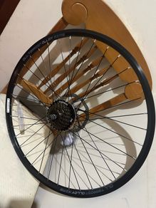 100% Brand-new Bicycle Mountain Bike Rear wheel, back wheel Disc brake or V-brake wheel 27.5 inch 7 Speed Shimano Cassette (all terrain alloy rims)