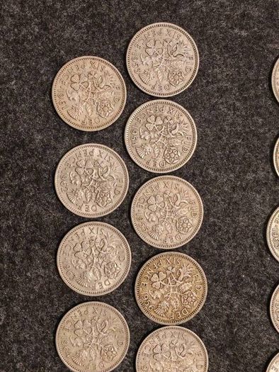 2x Full Date Sets British Sixpence 1953 to 1967  32 coins Elizabeth II