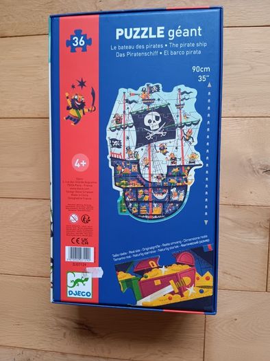 36 piece Jig Saw Puzzle. Geant make. Pirate ship