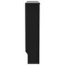 Radiator Cover Black 112x19x81.5 cm Image 4