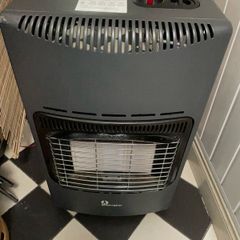 Gas heater with empty cylinder