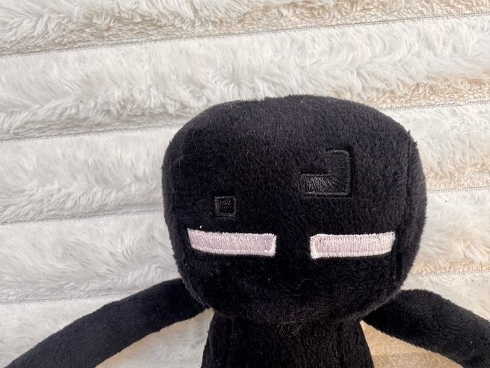 Minecraft Enderman Plush MoJang Gaming Black approx. 24 cm. Used NO Tag Please see photos