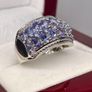 Sterling silver ring with Tanzanite Image 6
