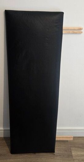 Luxury Black Leather Headboard (Double bed)
