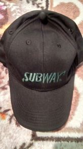 Subway authentic black cap