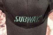 Subway authentic black cap