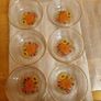 VIntage 1980s Floral Glass Bowl Set  7 Pieces Image 2